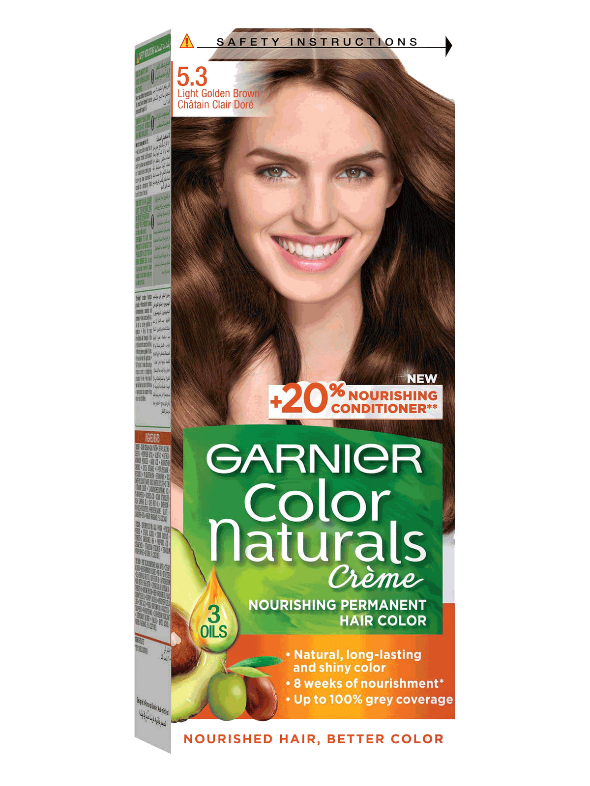 GARNIER COLOR 5.3 LIGHT GOLDEN BROWN