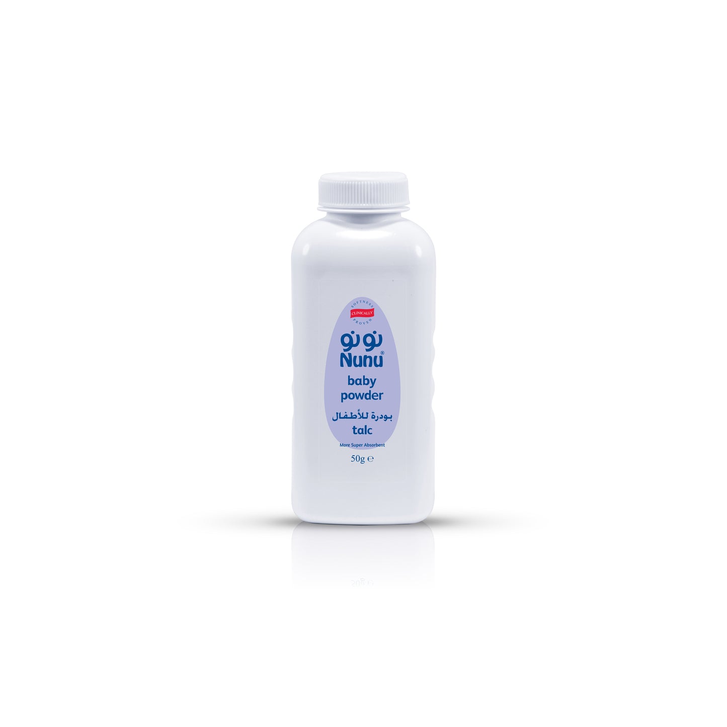 NUNU WHITE BABY POWDER 50G