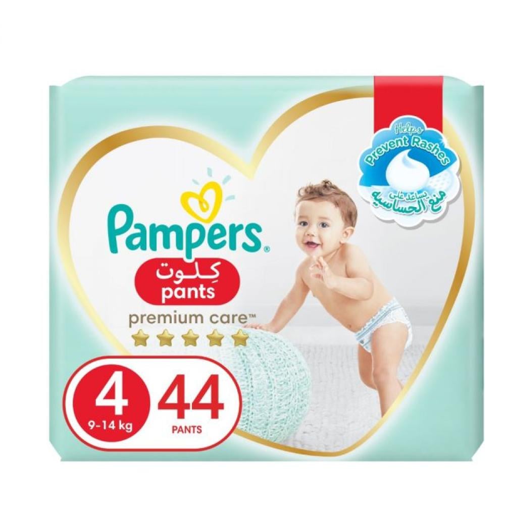 PAMPERS 4 PREMIUM PANTS 44 PIECES