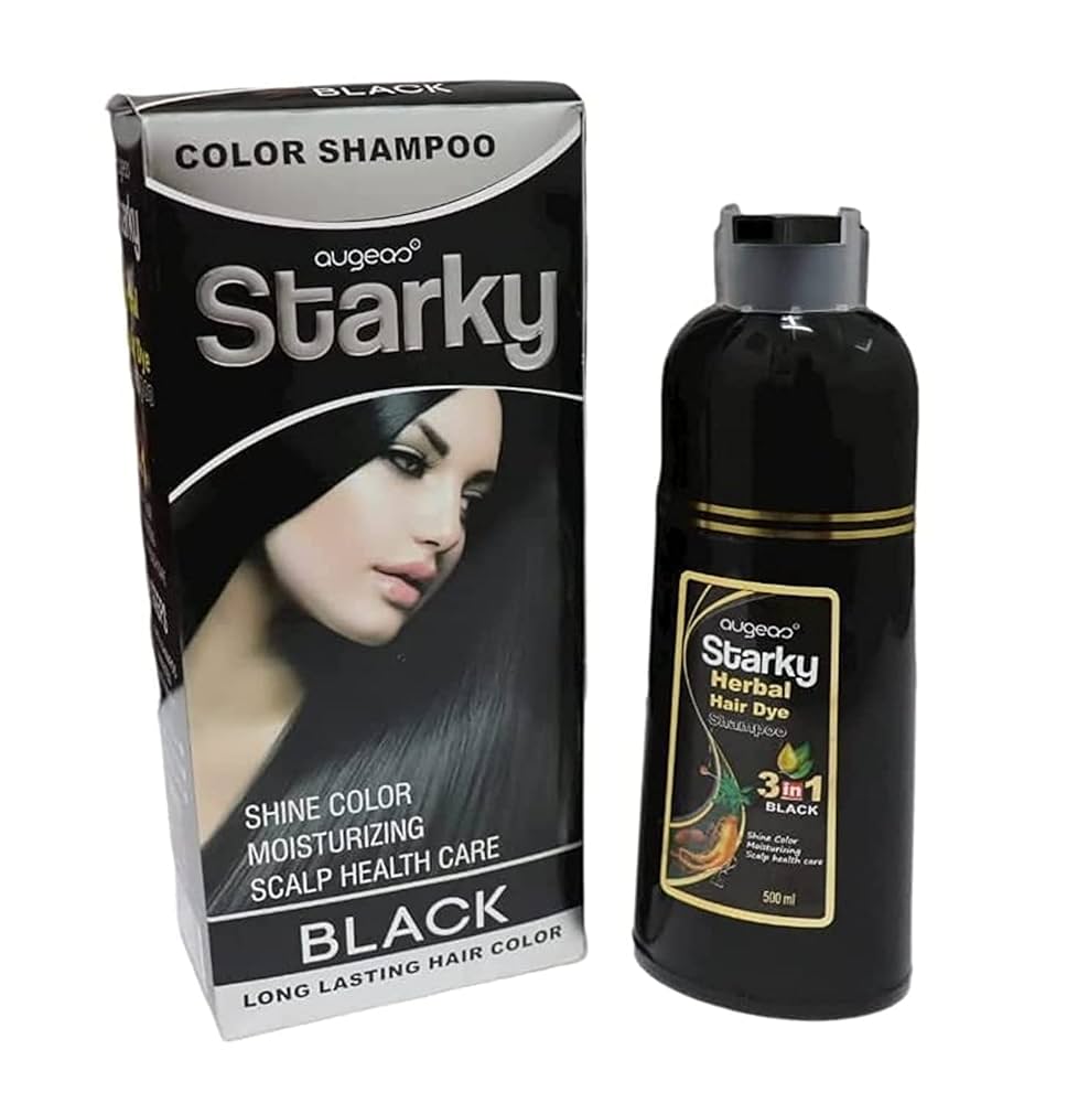 STARKY shampoo black color