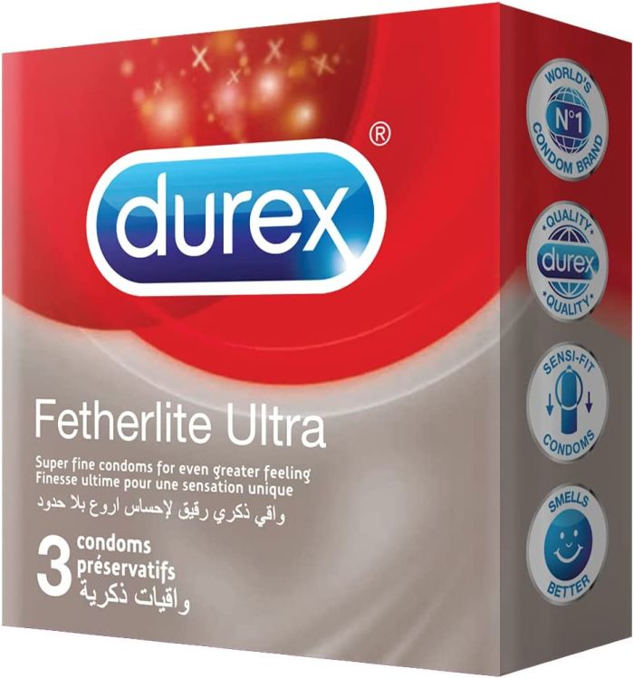 DUREX. FETHERLITE ULTRA 3 CONDOMS