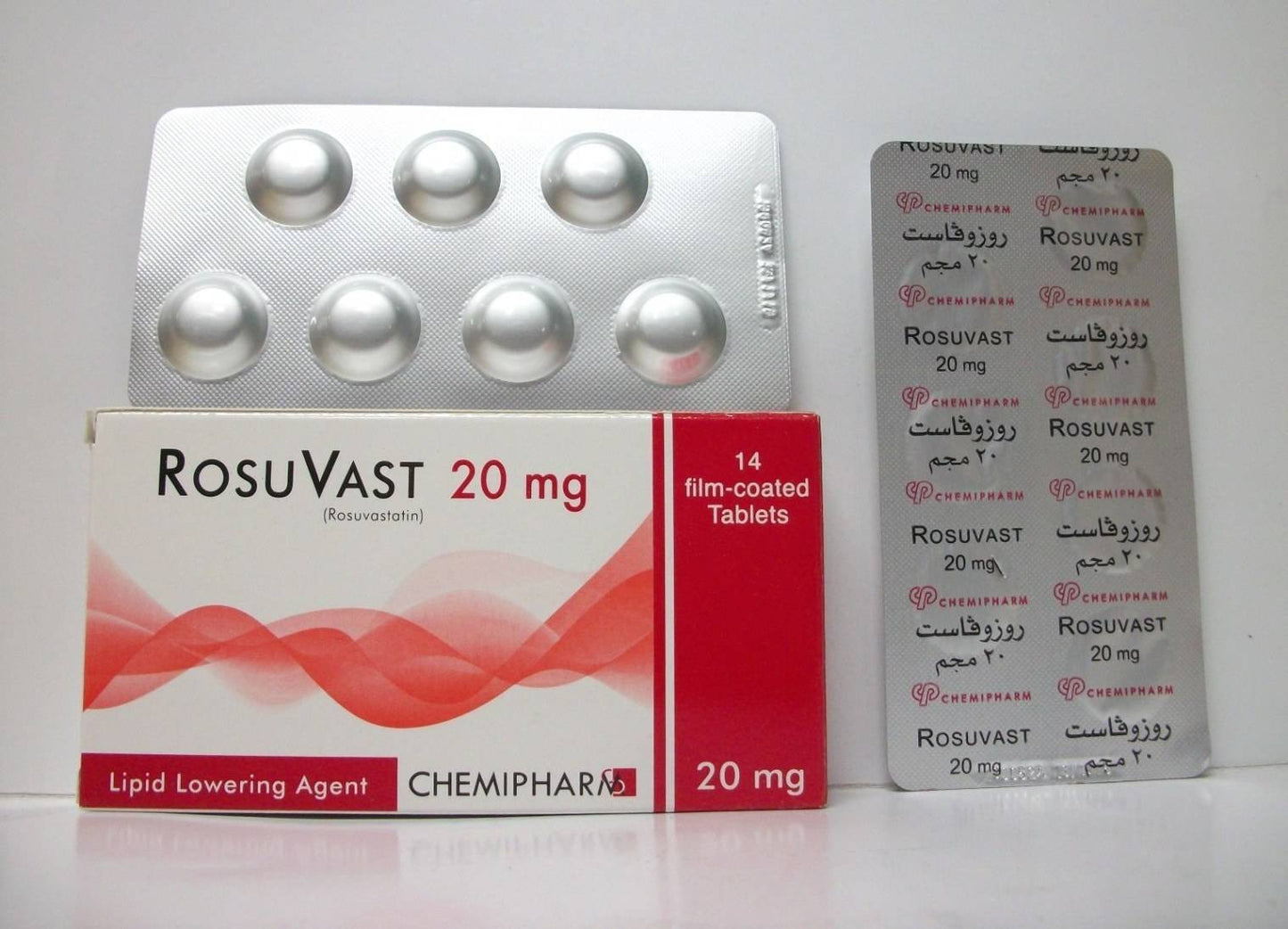 ROSUVAST 20 MG 14 TAB