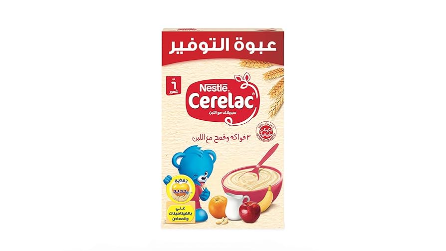 سيريلاك 3 فواكه قمح مع حليب 500 غرام