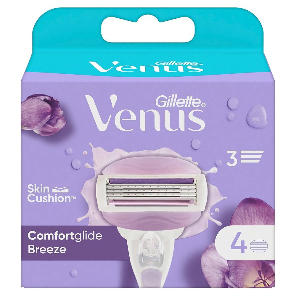 GILLETE venus breeze 4PC. امواس