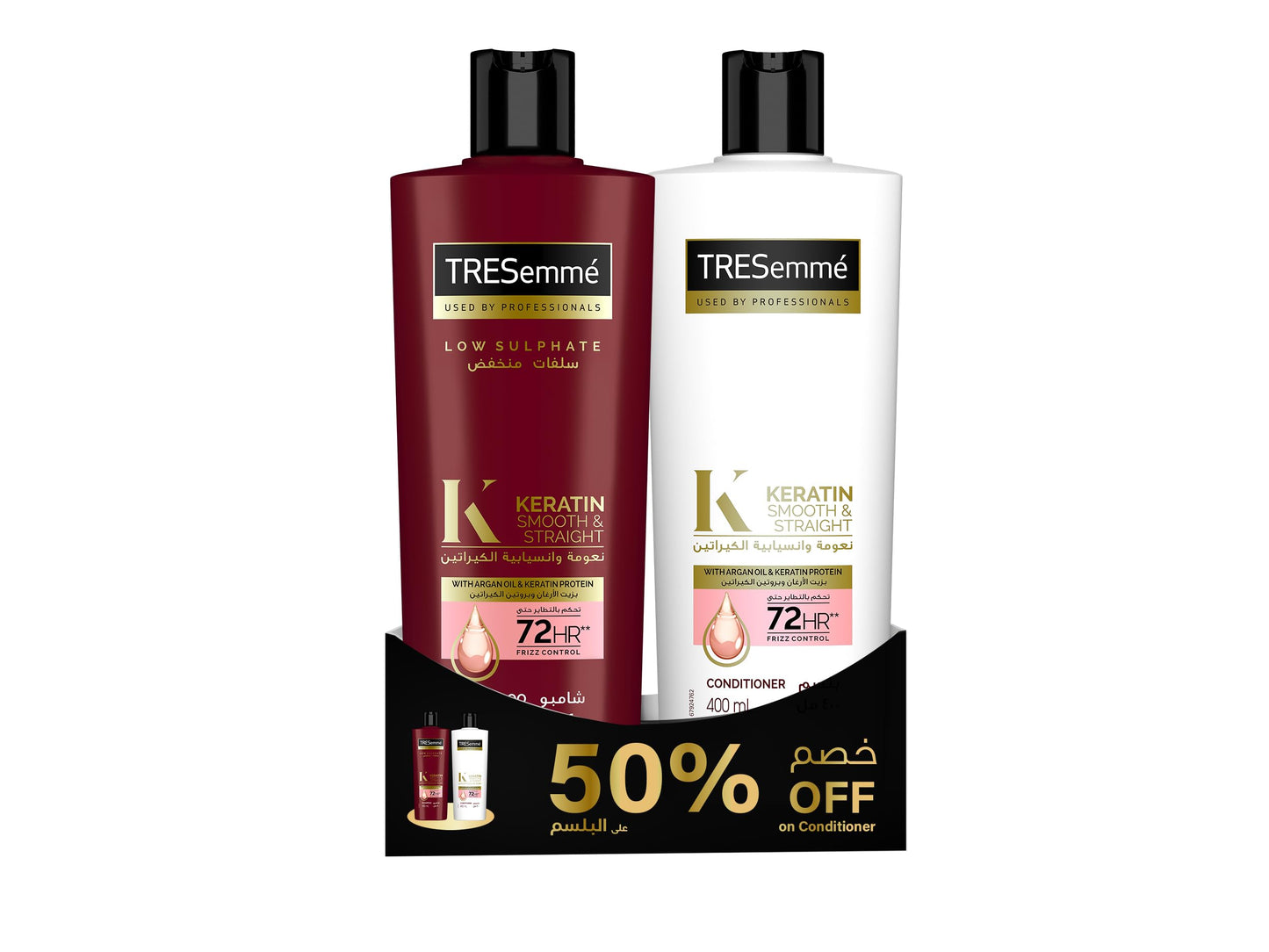 TRESEMME KERATIN SMOOTH SH 400ML 20%OFF