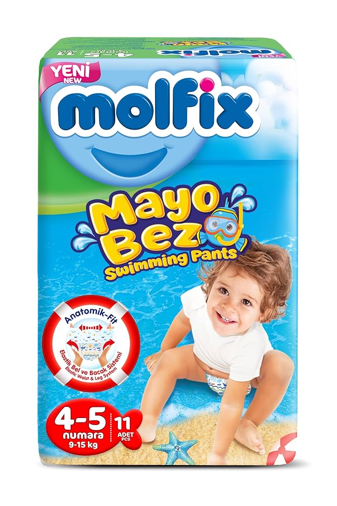MOLFIX SWIMMING PANTS SIZE (4-5) 11PCS