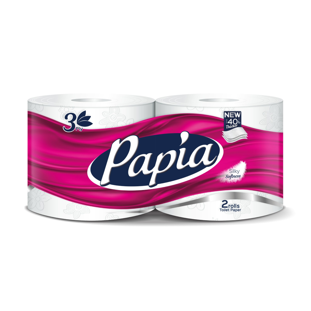 PAPIA TOILET ROLL 2PCS