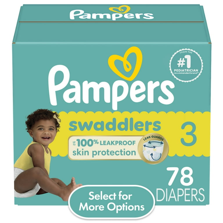 PAMPERS GREEN 3 58 DIAPERS