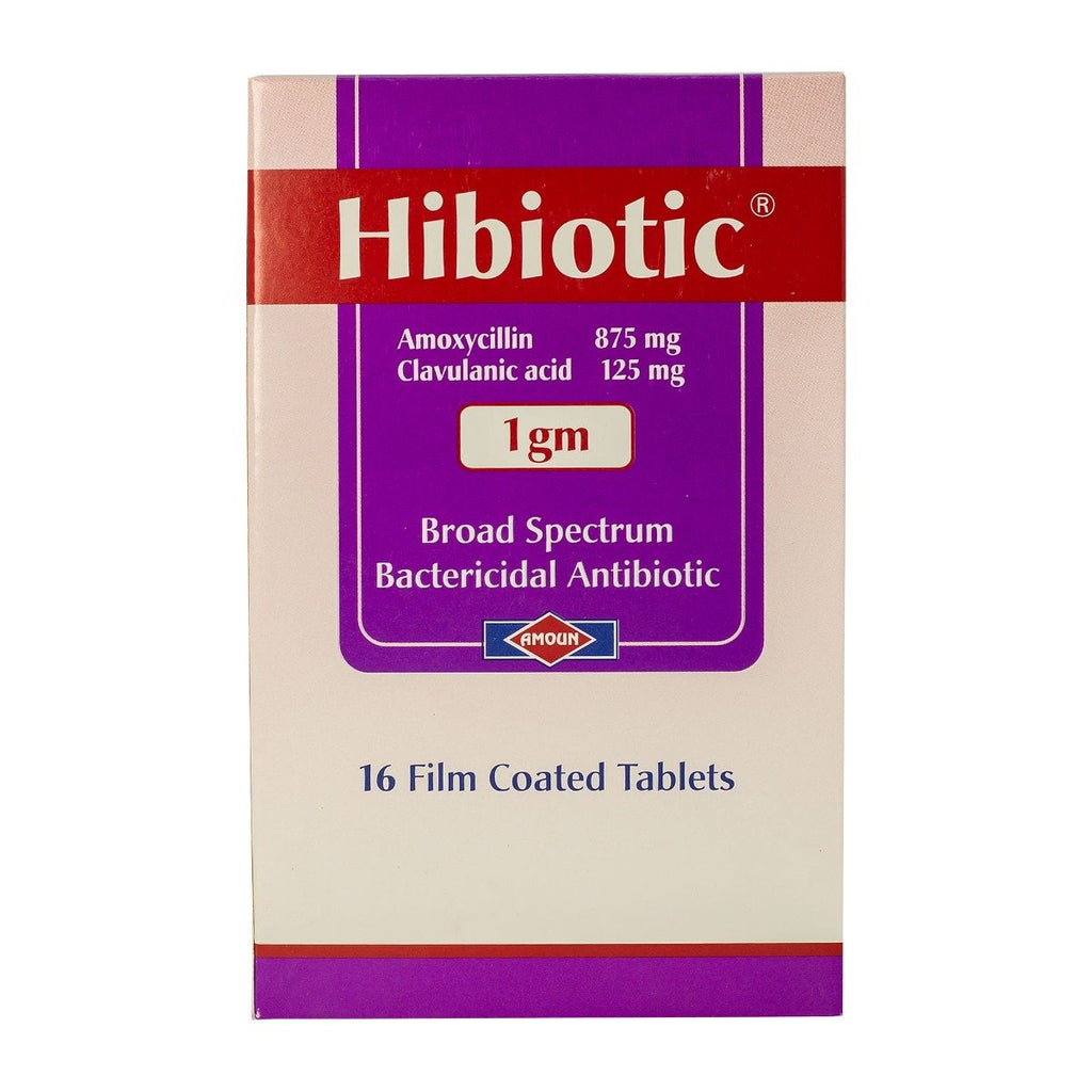 HIBIOTIC 1000 MG 16 TAB