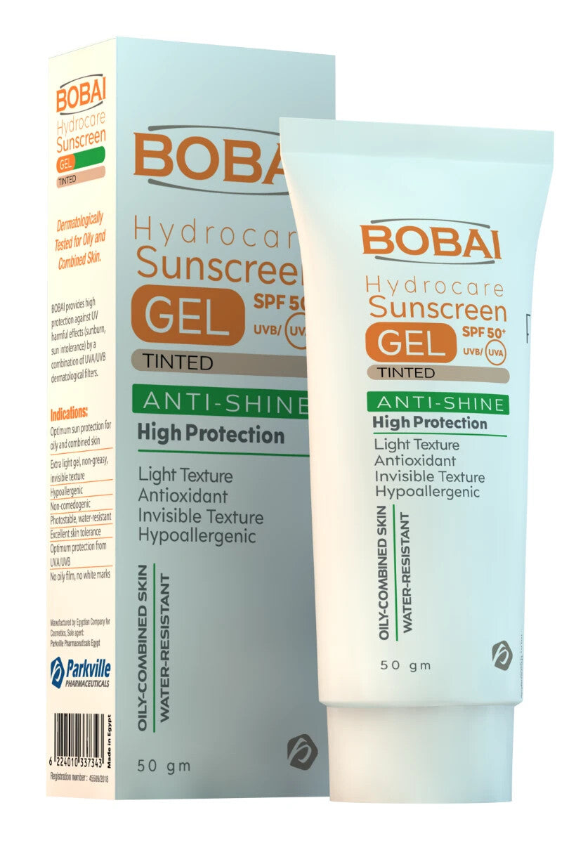 M.O BOBAI SUNSCREEN GEL SPF 50+ TINTED 50GM