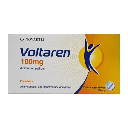 VOLTAREN 100MG 10SUPP