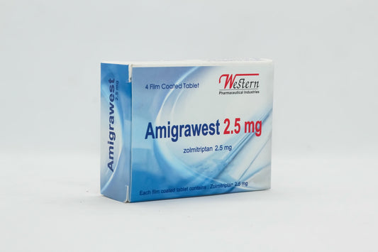 AMIGRAWEST 2.5 MG 4 TAB