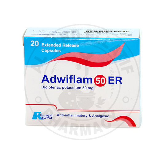 ADWIFLAM 50ER 20CAP