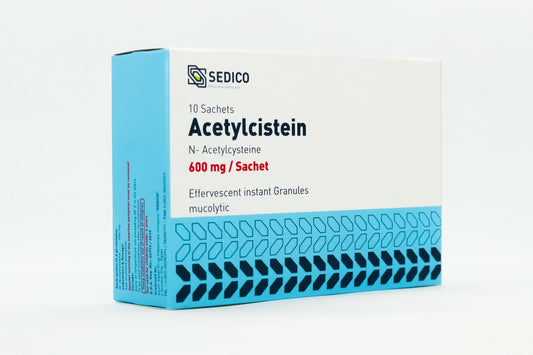 ACETYLCISTEINE 10 SACHETS 600 MG
