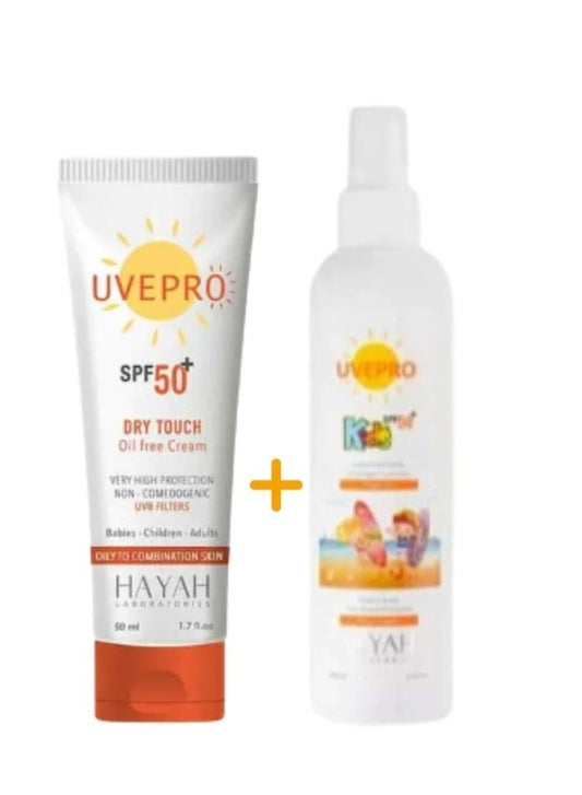 HAYAH UVEPRO SUNSCREEN OIL FREE + KIDS OFFER