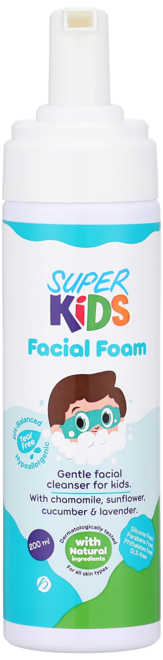 M.O SUPER KIDS FACIAL FOAM 200ML