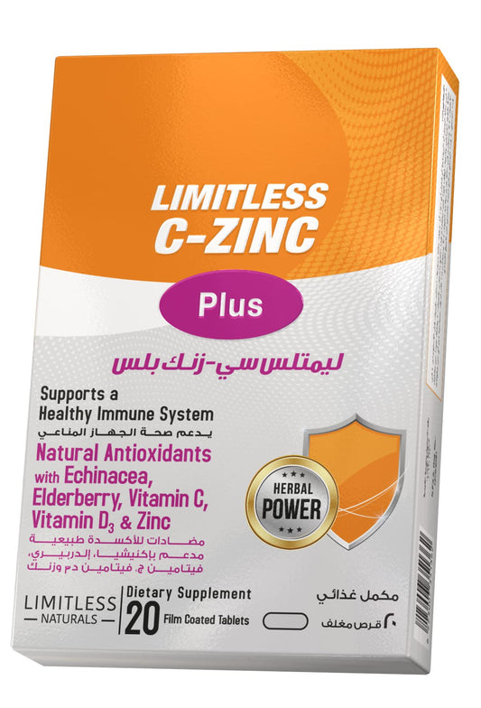 LIMITLESS C-ZINC PLUS 20TAB
