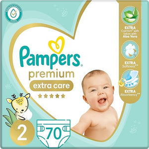 pampers premium 2 70 peices