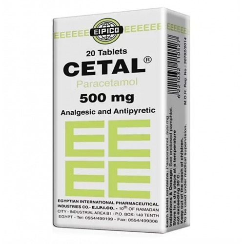 CETAL 500MG 20TAB