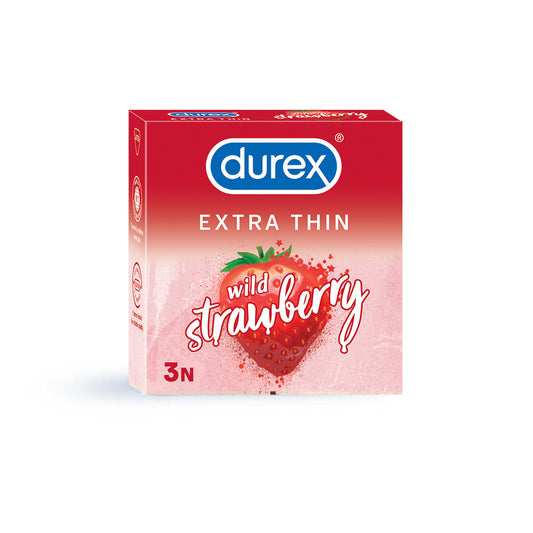 DUREX STRAWBERRY 3 CONDOMS