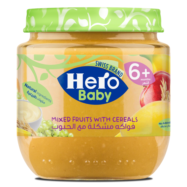 HERO BABY FRUITS AND CEREALS JAR