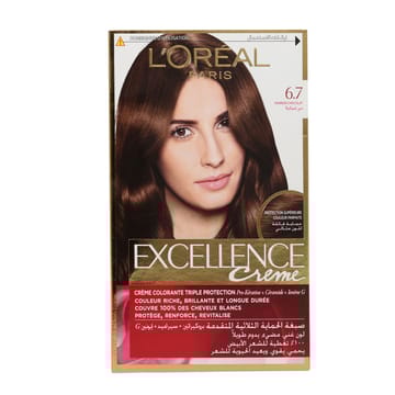 LOREAL EXCELLENCE CREAM 6.7 بنى شيكولاته