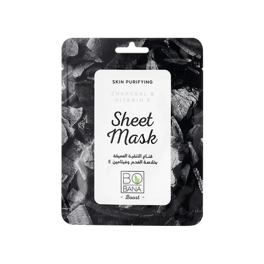 Bobana charcoal & vit e sheet mask
