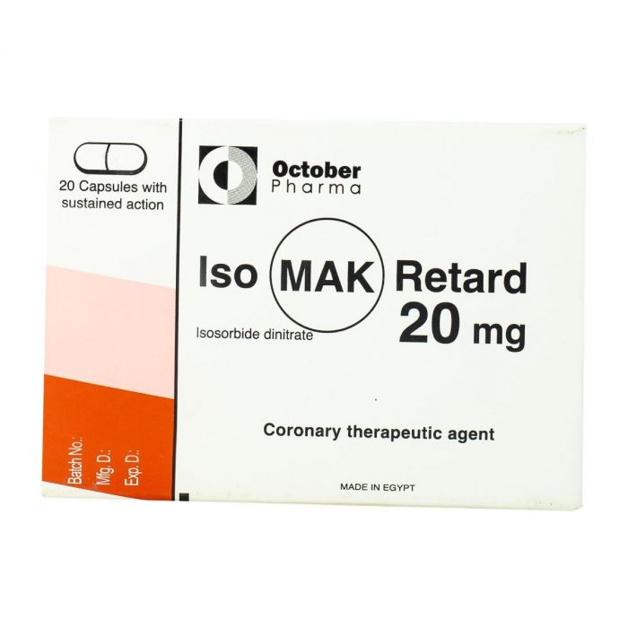 ISO MAK RETARD 20 MG 20 CAP