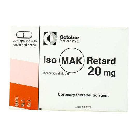 ISO MAK RETARD 20 MG 20 CAP