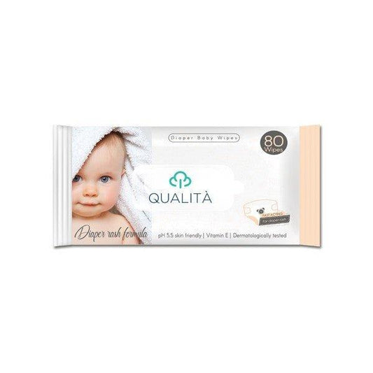 QUALITA ZINC BABY WIPES 80 PCS