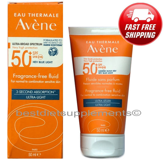 سائل أفين SPF50+ خفيف للغاية 50 مل