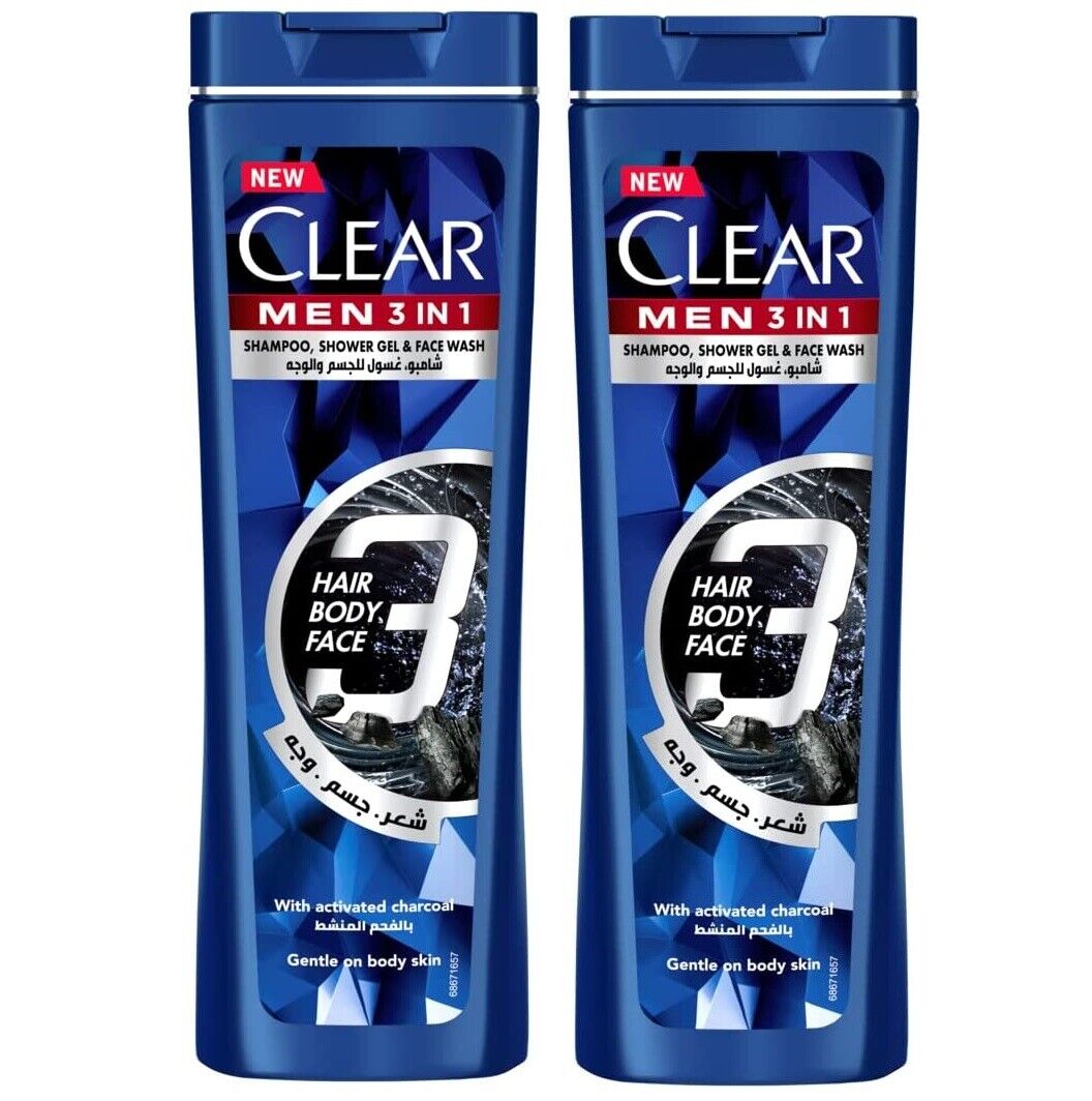 CLEAR 3IN1 CHARCOAL 180 ML 7LE OFF