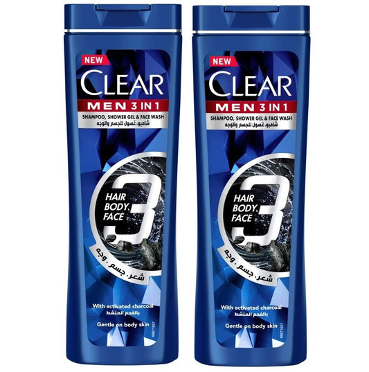 CLEAR 3IN1 CHARCOAL 180 ML 7LE OFF