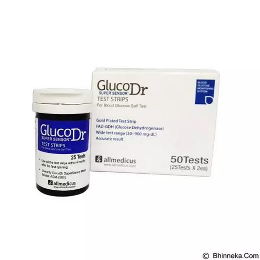 شرائط اختبار جلوكو دي ار 50 *