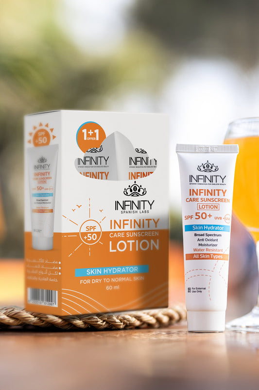 INFINITY SUNSCREEN LOTION SPF50+ 1+1 OFFER